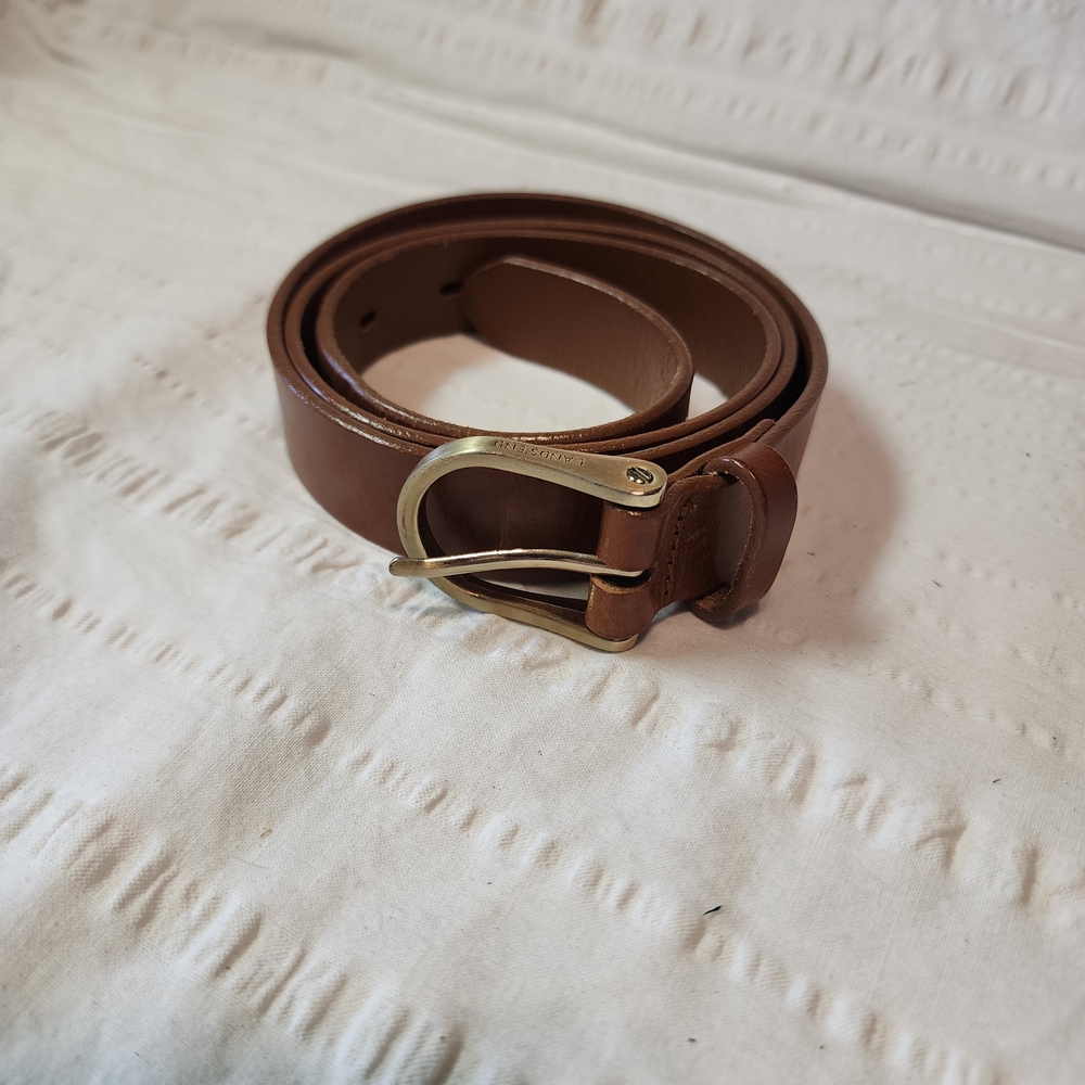 Lands' End Brown Leather Belt